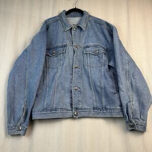 Vintage BUGLE BOY | Denim Jacket Basics Medium Blue Pocket Y2K Urban Streetwear